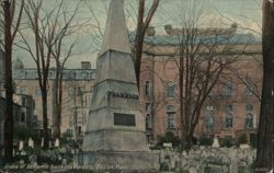 Grave of Benjamin Franklin's Parents Postcard