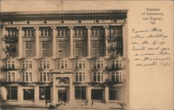 Chamber of Commerce, Los Angeles, CA Postcard