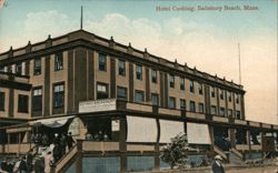 Hotel Cushing, Salisbury Beach, MA Postcard