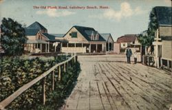 The Old Plank Road, Salisbury Beach Postcard