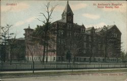 St. Anthony's Hospital, Terre Haute, IN Postcard
