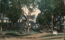 The Square, Hinsdale, NH Postcard
