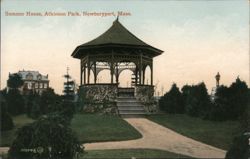 Summer House, Atkinson Park, Newburyport, MA Postcard