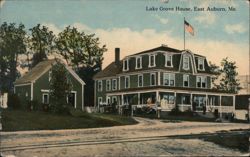 Lake Grove House, East Auburn, ME Postcard