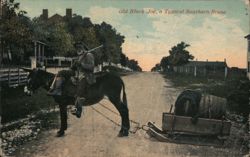 Old Black Joe, a Typical Southern Scene Postcard