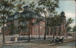 St. Rose Catholic Church and School, Chelsea, MA Postcard