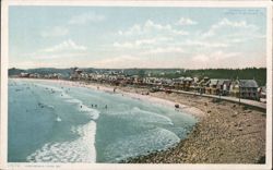 Long Beach, York, ME Postcard