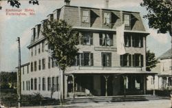 Exchange Hotel, Farmington, ME Postcard