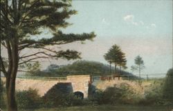 Summit St. Bridge, So. Manchester, Conn. Postcard