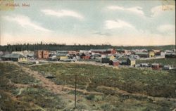 Elevated View of Whitefish, Montana Postcard