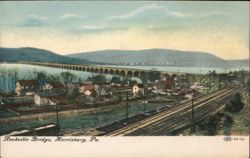 Rockville Bridge, Harrisburg, PA Postcard