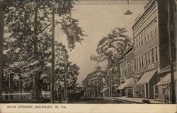 Main Street, Beckley, West Virginia Postcard