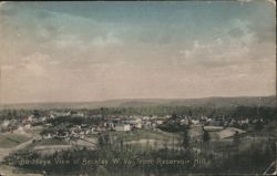 Birdseye View of Beckley W. Va., from Reservoir Hill Postcard