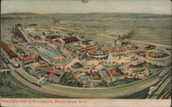 Bird's-Eye View of Wonderland, Revere Beach, MA Postcard