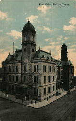 Post Office, Dallas, Texas Postcard