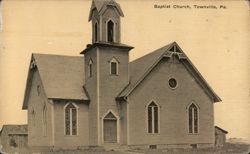 Baptist Church, Townville, PA Postcard