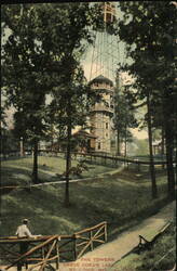 The Towers, Creve Coeur Lake, St. Louis, MO Postcard