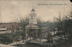 The Old Court House, Rochester, IN Postcard