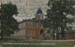 Dyersburg Male and Female College Postcard