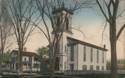 M.E. Church, Clinton, Conn. Postcard