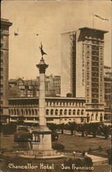 Chancellor Hotel, San Francisco Postcard