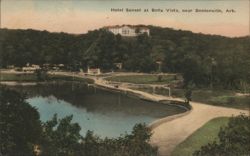 Hotel Sunset at Bella Vista, near Bentonville, AR Postcard