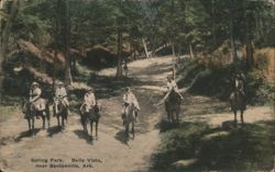 Horseback Riding in Spring Park, Bella Vista Postcard