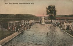 Bella Vista Plunge, near Bentonville, Ark. Postcard