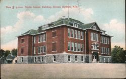 New $ 50000 Public School Building, Siloam Springs, Ark. Postcard