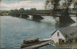 Old Toll Bridge, Springfield, MA Postcard