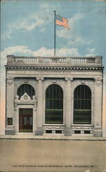The First National Bank of Skowhegan, Maine Postcard