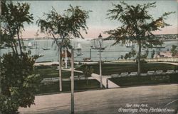 Fort Allen Park, Greetings from Portland, Maine Postcard