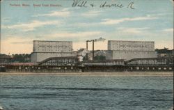 Grand Trunk Elevators, Portland, Maine Postcard