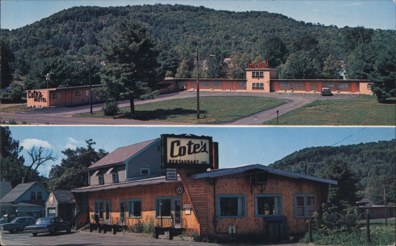 Cote's Restaurant and Motel West Claremont New Hampshire