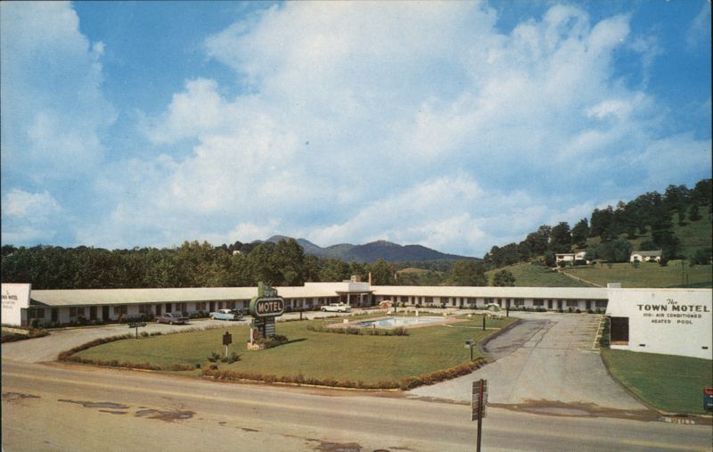 THE TOWN MOTEL Franklin North Carolina Jack W. Bowers