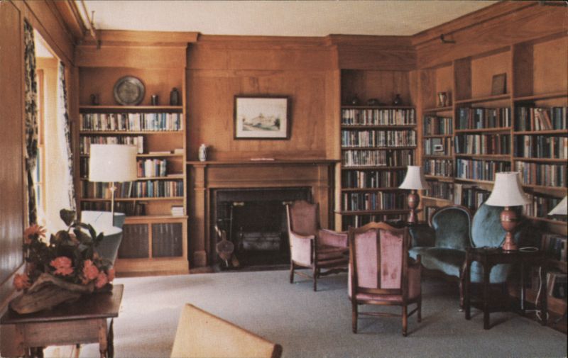 Library at the Mountain View House, Whitefield New Hampshire