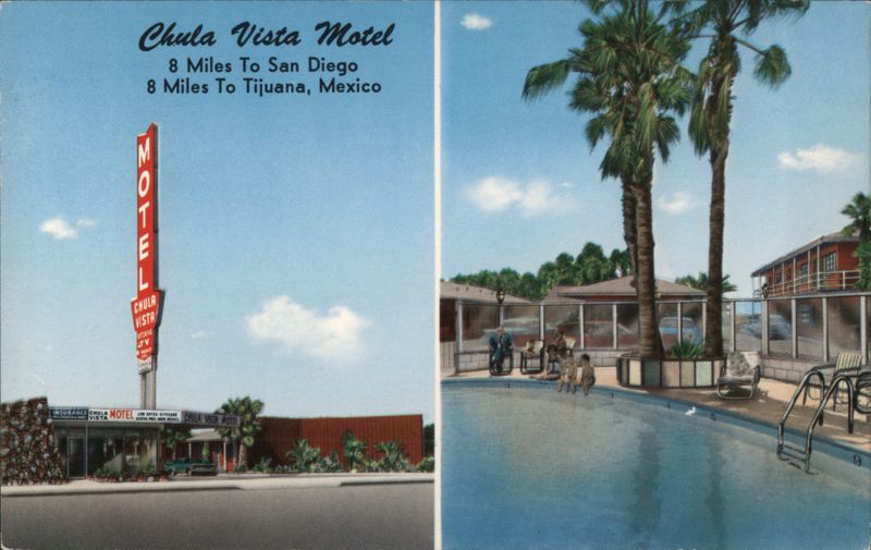 Chula Vista Motel and Swimming Pool California