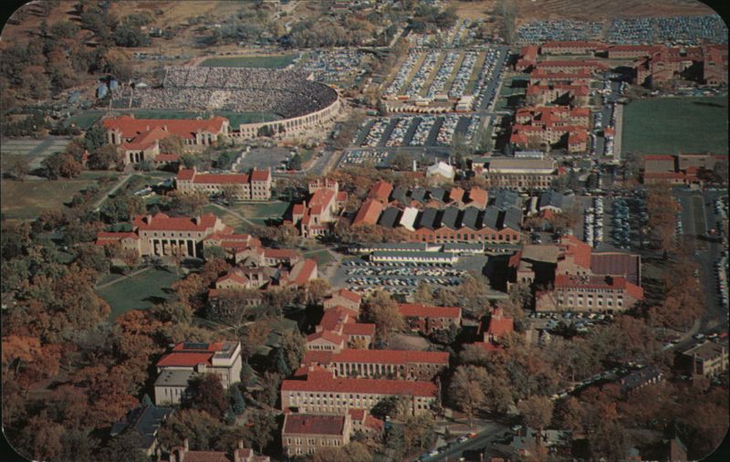 University of Colorado Campus from the Air Boulder
