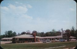 Breezewood Motel & Restaurant, Williamston Postcard