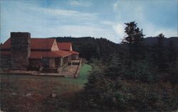 Mt. Mitchell State Park Lodge Postcard