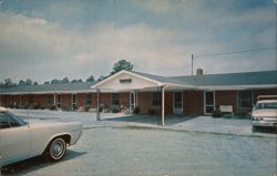 Pine View Motel, Kenley, NC Postcard