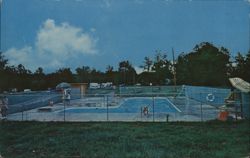 Swimming Pool, Forest Lake Family Camp Resort Postcard