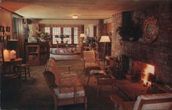 Watauga Inn Lobby, Blowing Rock, NC Postcard