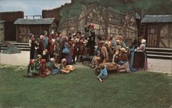 Scene from The Lost Colony Drama, Outer Banks, NC Postcard