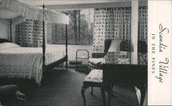 Guest Room, Scandia Village in the Pines Postcard