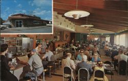 Town 'N Country Cafe, Restaurant Interior and Exterior Postcard