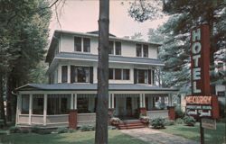 Hotel McCurry, Hendersonville, NC Postcard