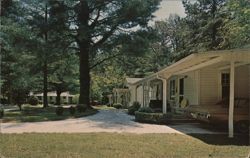 Pine Acres Motel Cottages, Hendersonville, NC Postcard