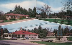 Forest Manor Lodge and Crest Manor Motel, Asheville, NC Postcard