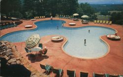 The Grove Park Swimming Pool, Asheville, NC Postcard